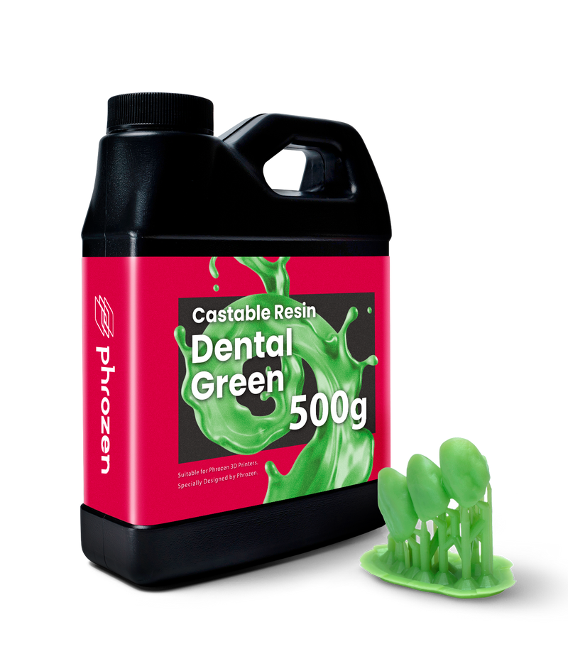 Phrozen Döküm Reçinesi 0.5 kg Dental Green