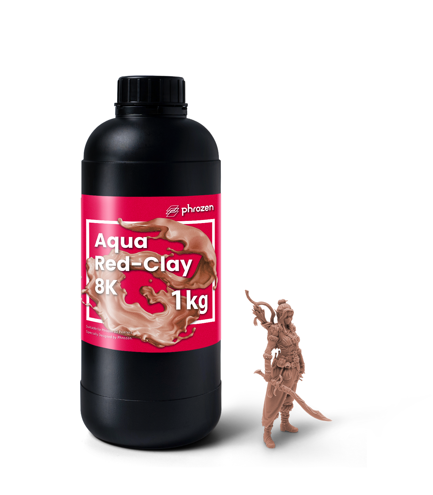 Phrozen Aqua 8K UV Reçine - Kil Kırmızısı 1 Kg