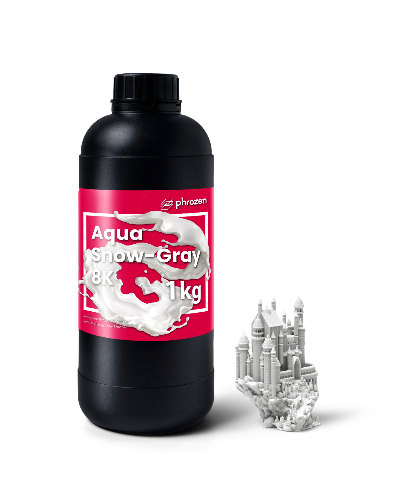 Phrozen Aqua 8K UV Reçine - Kar Grisi 1 Kg