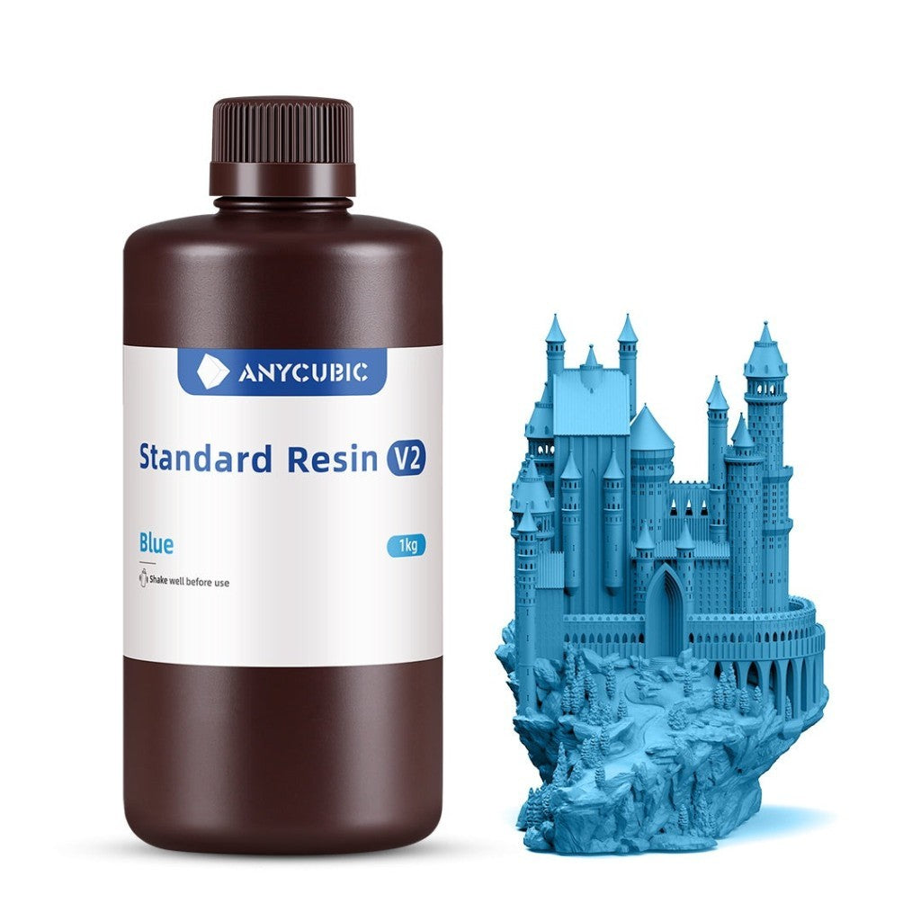 Anycubic Standart V2 UV Reçine -Mavi 1 Kg